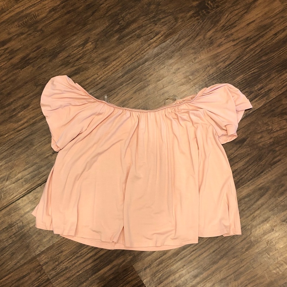 Blush Off the Shoulder Top